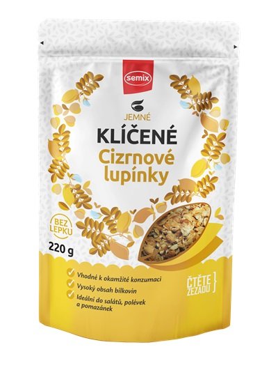 Klíčené cizrnové lupínky