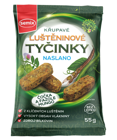 Luštěninové müsli tyčinky.